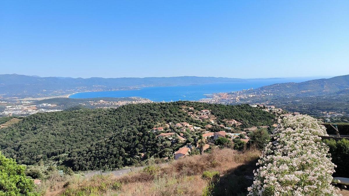 Gites Sassone, Vue Panoramique Sur Ajaccio Et La Mer Alata Exterior photo