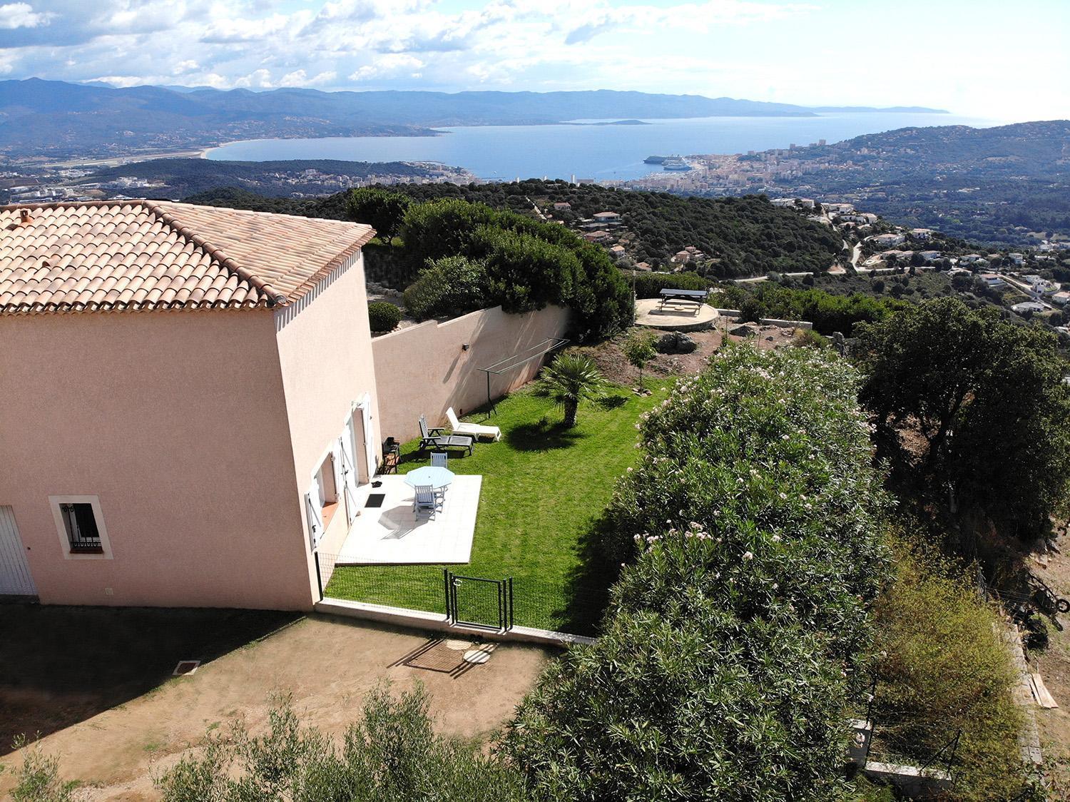 Gites Sassone, Vue Panoramique Sur Ajaccio Et La Mer Alata Exterior photo